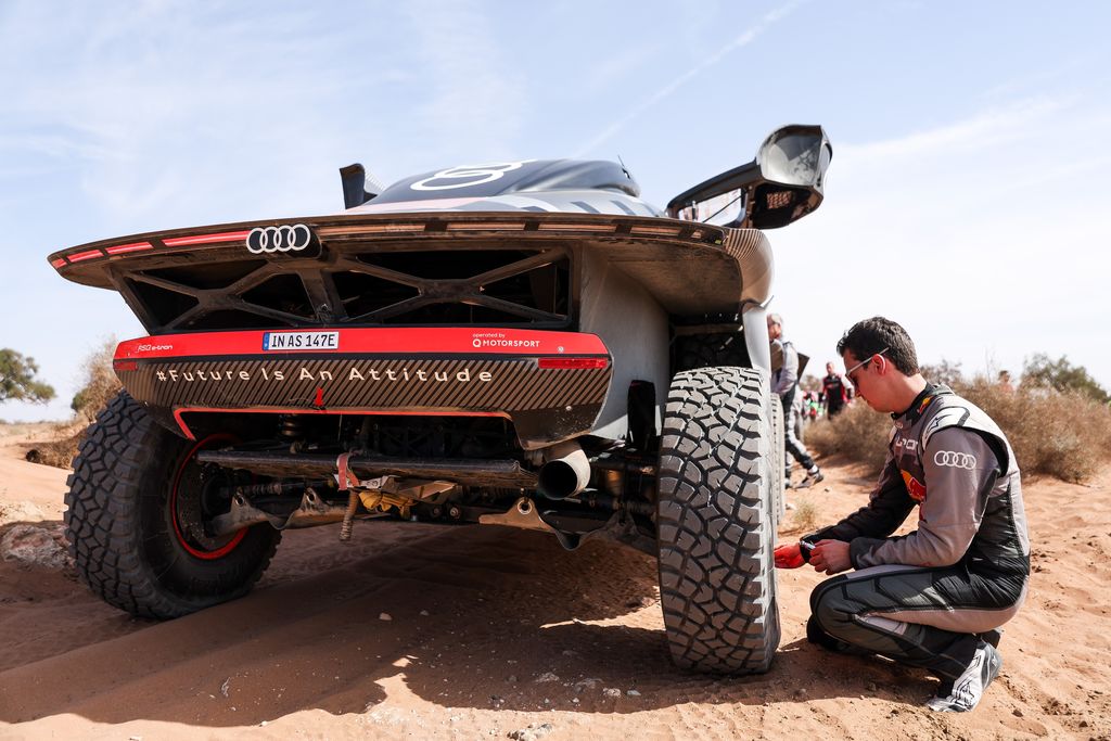 Audi RS Q e-tron og Emil Bergkvist - Rallye du Maroc 2023
(Foto: Audi Sport)
